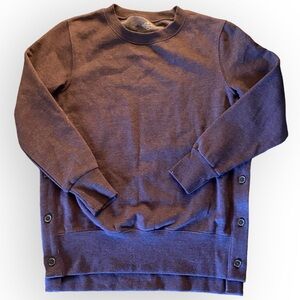 NWT Vintage St. John’s Bay Side-Button Sweater in Plum Onyx